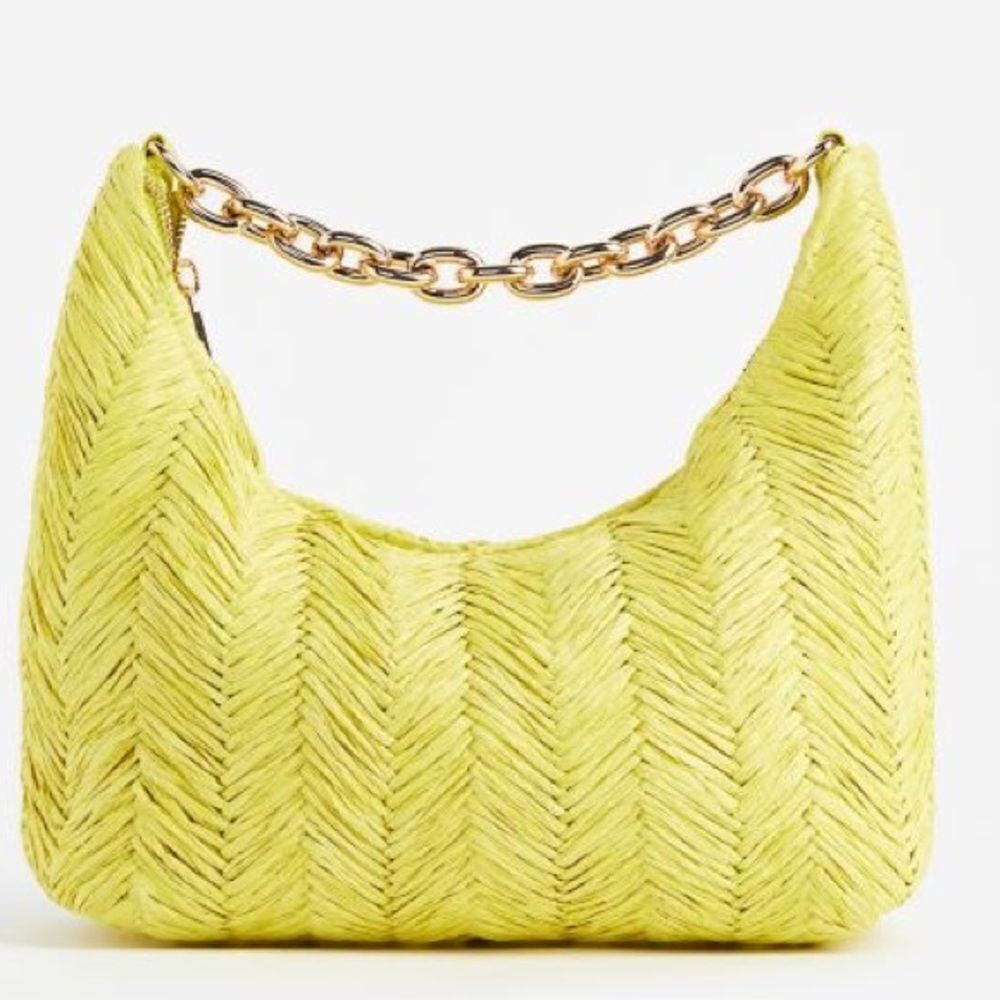 H&M Straw Shoulder Bag New - Picture 7 of 8